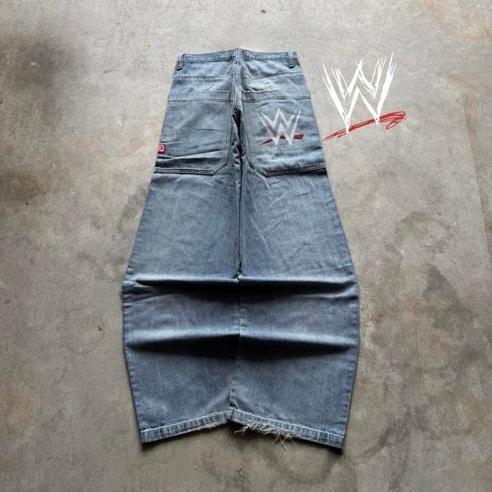 Baggy JayJays Wide Leg Jnco Styl Big Pocket Y2k Vintage Denim Jeans 32x32